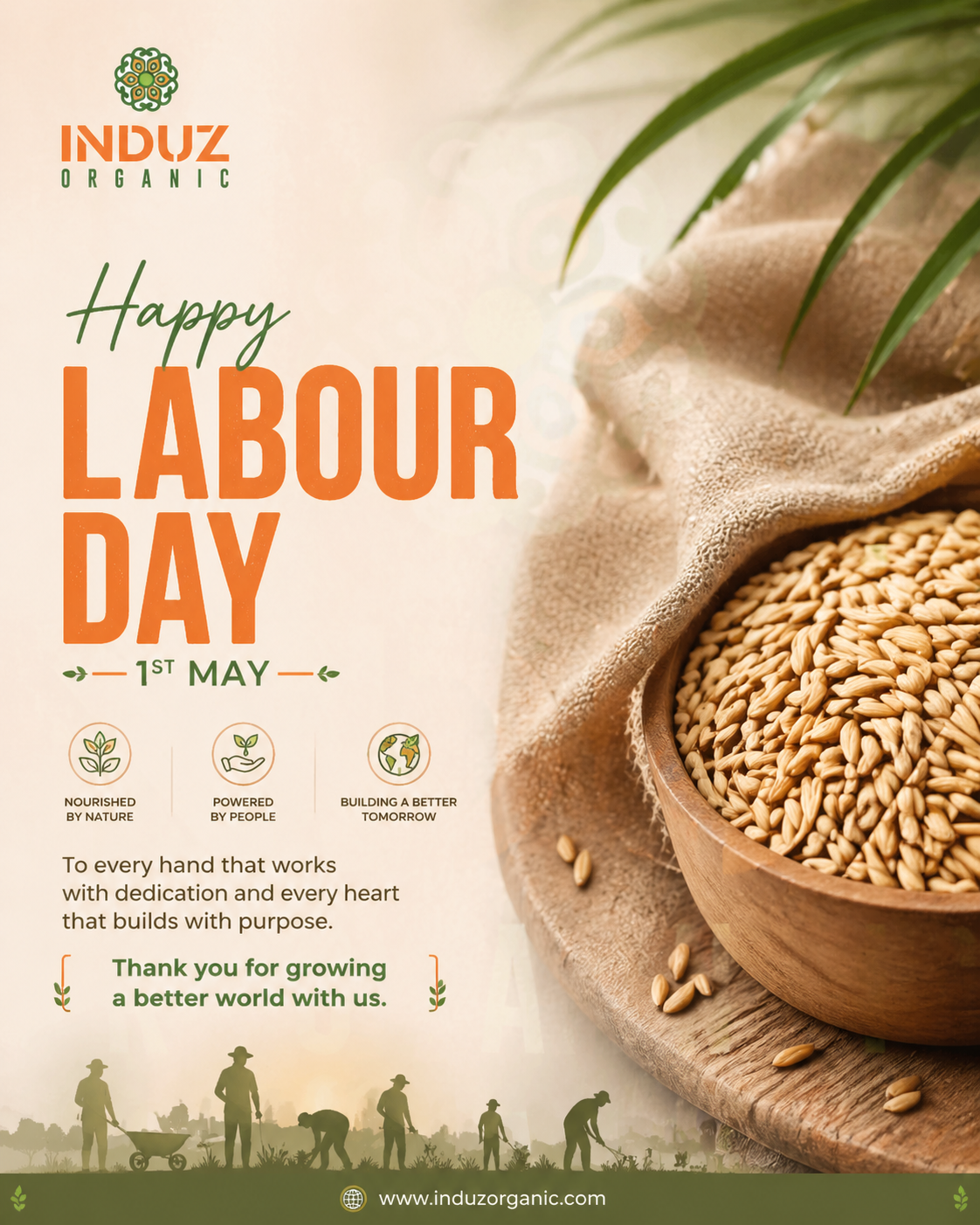 AI Generated Labour Day Poster Example